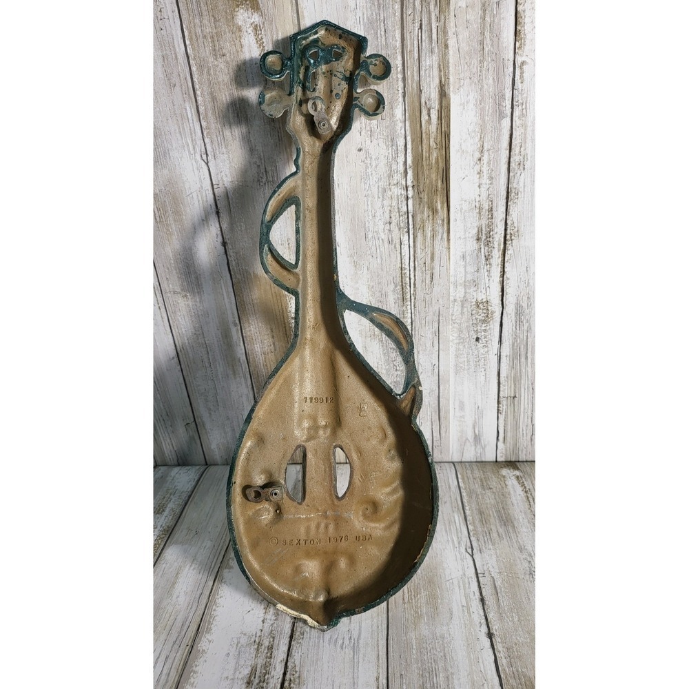 Vintage Lexton 1976 USA Faux Mandolin Musical Instrument Wall Hanging‎ Decor - Picture 3 of 11